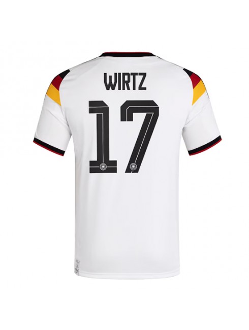 Muži Futbalové oblečenie Nemecko Florian Wirtz #17 MS 2026 Krátky Rukáv - Domáci Muži Futbalové oblečenie Nemecko Florian Wirtz #17 MS 2026 Krátky Rukáv - Domáci
